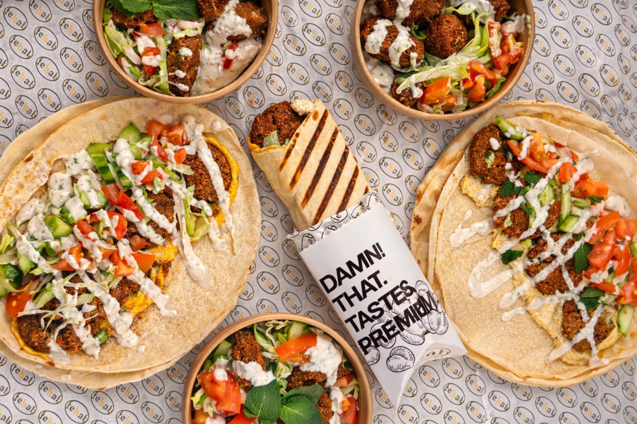 fehab Wraps und Bowls auf fehab Papier